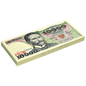 Bankpaket, 10.000 Zloty 1988 - DP - (100 Stück).