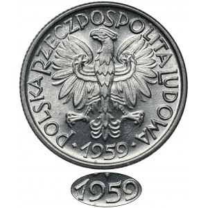 2 złote 1959 Jagody - NAJRZADSZY ROCZNIK
