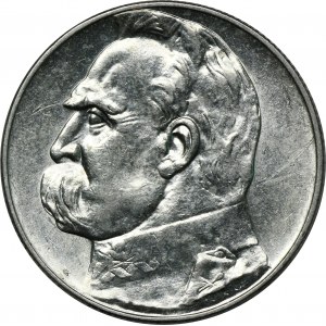 Piłsudski, 5 złotych 1938