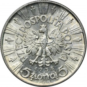 Pilsudski, 5 Zloty 1938