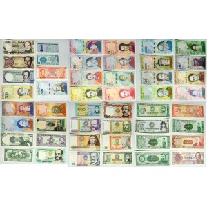 Južná Amerika, sada bankoviek (približne 150 kusov)