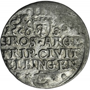 Elbing under Sweden, Gustav II Adolf, 3 Groschen Elbing 1632