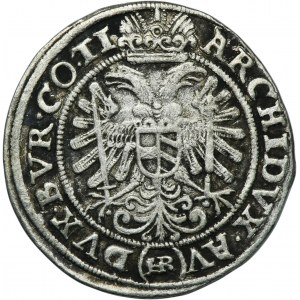 Silesia, Habsburg rule, Ferdinand II, 3 Kreuzer Breslau 1627 HR - RARE, date under the bust