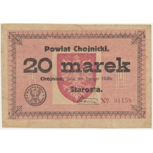 Chojnice, 20 marek 1920