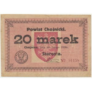 Chojnice, 20 Mark 1920