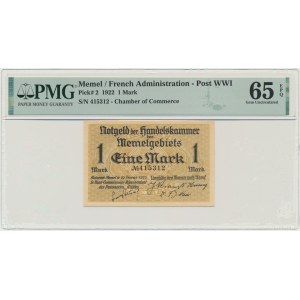 Memel (Kłajpeda), 1 marka 1922 - PMG 65 EPQ