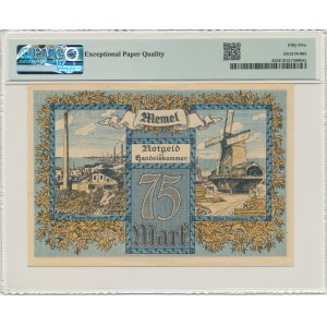 Memel (Klaipeda) 75 Mark 1922 - PMG 55 EPQ