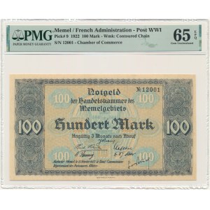 Memel (Klaipeda) 100 marek 1922 - PMG 65 EPQ