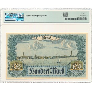 Memel (Klaipeda) 100 marek 1922 - PMG 65 EPQ