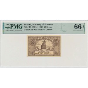 20 pennies 1924 - PMG 66 EPQ