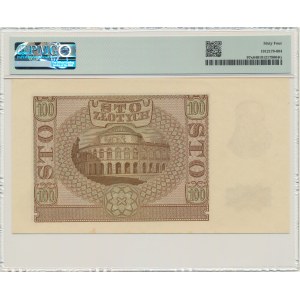 100 zlotých 1940 - B - Padělek ZWZ - PMG 64