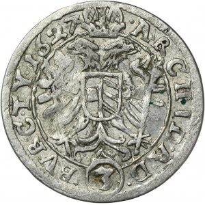 Rakousko, Ferdinand II, 3 Krajcars Vídeň 1627