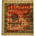 1 grosz 1924 - CF - lewa połowa - PMG 66 EPQ
