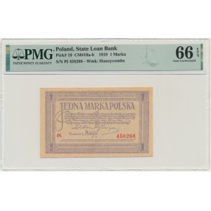 1 mark 1919 - PI - PMG 66 EPQ