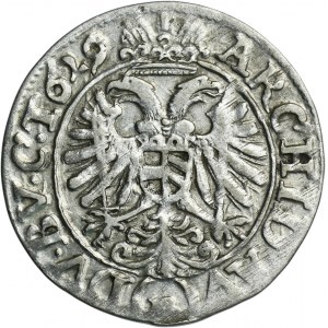 Schlesien, Habsburger Herrschaft, Ferdinand II, 3 Krajcary Wrocław 1629 HR