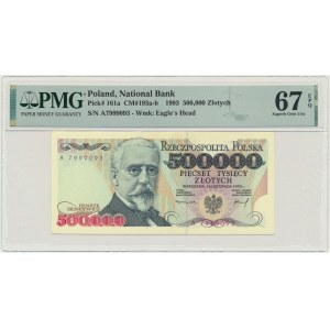 500,000 gold 1993 - A - PMG 67 EPQ - first series - RARE in this condition