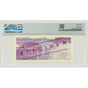 100.000 złotych 1993 - WZÓR - A 0000000 - No.0178 - PMG 64