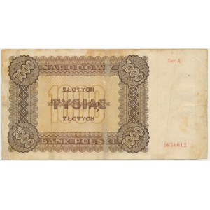 1 000 PLN 1945 - A -