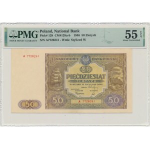 50 Gold 1946 - A - PMG 55 EPQ - prvá séria