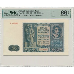 50 Gold 1941 - E - PMG 66 EPQ