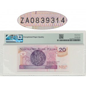 20 złotych 1994 - ZA - PMG 67 EPQ - seria zastępcza TDLR