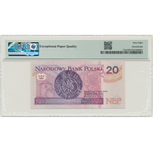 20 złotych 1994 - YE - PMG 68 EPQ - seria zastępcza