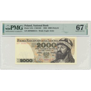 2 000 zlatých 1982 - BP - PMG 67 EPQ - prvý ročník série