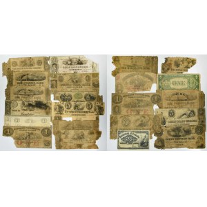 USA, zestaw banknotów (23 szt.)