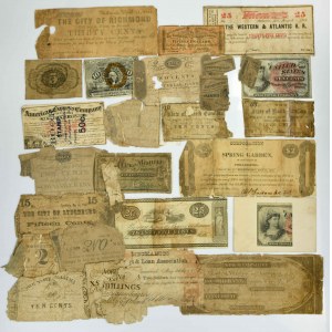 USA, group of notes (26 pcs.)