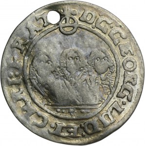 Sliezsko, vojvodstvo Legnicko-Brzesko-Wołowskie, Jerzy III Brzeski, Ludwik IV Legnicki a Chrystian Wołowski, 1 Krajcar Brzeg 1651