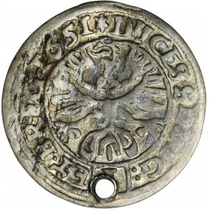 Schlesien, Herzogtum Legnicko-Brzesko-Wołowskie, Jerzy III Brzeski, Ludwik IV Legnicki und Chrystian Wołowski, 1 Krajcar Brzeg 1651