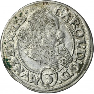 Silesia, Duchy of Münsterberg-Oels, Karl II, 3 Kreuzer Oels 1615