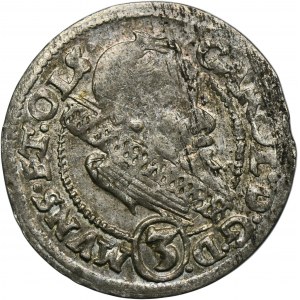 Silesia, Duchy of Münsterberg-Oels, Karl II, 3 Kreuzer Oels 1615