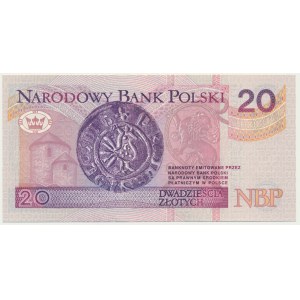 20 zlotých 1994 - YB - náhradná séria