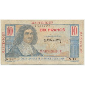 Francúzska Guyana, 10 frankov (1947-1949)