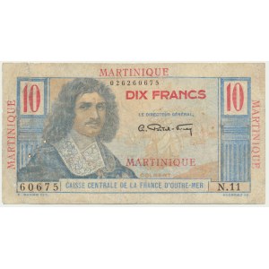 Gujana Francuska, 10 franków (1947-1949)