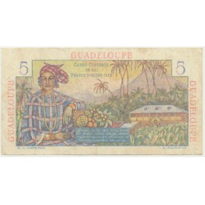 France, Guadeloupe, 5 Francs (1947-1949)