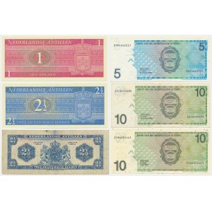 Netherlands, lot 1-5 Gulden 1964-2011 (6 pcs.)