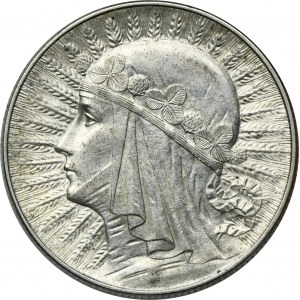 Głowa Kobiety, 5 złotych Warszawa 1933