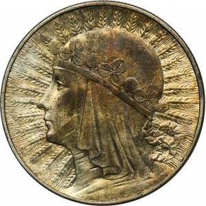 Głowa Kobiety, 10 złotych Warszawa 1933