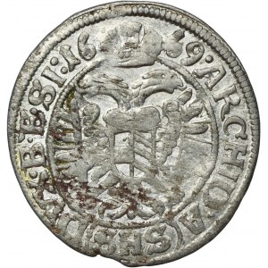 Sliezsko, vláda Habsburgovcov, Leopold I., 3 Krajcary Wrocław 1669 SHS - NIENOTOVANÉ