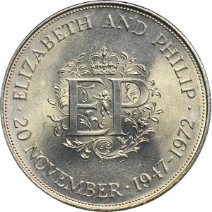 Great Britain, ELizabeth II, 25 Pence Llantrisant 1972