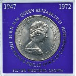 Vereinigtes Königreich, Elizabeth II, 25 Pence Llantrisant 1972