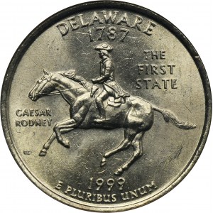 USA, 1/4 dolaru Philadelphia 1999 P - Delaware