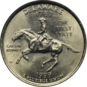 USA, 1/4 Dollar Philadelphia 1999 P - Delaware