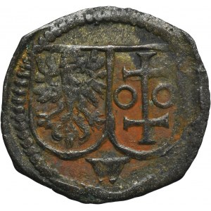 Sigismund III Vasa, Uniface denarius Fraustadt undated - VERY RARE