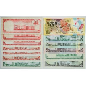 Trynidad i Tobago, zestaw 1-50 dolarów 1964-2015 (13 szt.)