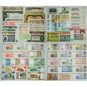 Európa, veľká sada bankoviek (približne 180 kusov)