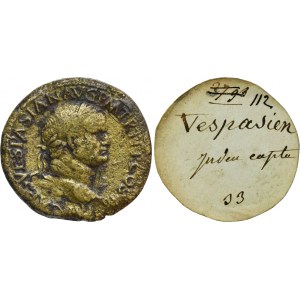 Das Römische Reich, Vespasian, Sesterz - eine jahrhundertealte Sammlung