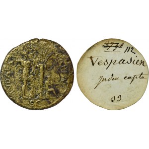 Rímska ríša, Vespasián, Sesterc - zbierka stará niekoľko storočí